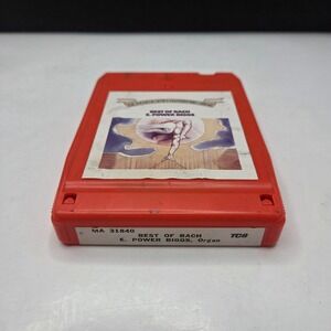 Vintage 8-Track Tape Lot Columbia TC8 Vikki Carr En Espanol Best of Bach Red